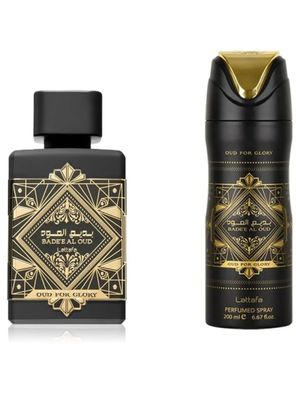 Imagen 2 del producto PERFUME LATTAFA BADEE AL OUD FOR GLORY ESTUCHE EDP 100ML+DESODORANTE 200ML