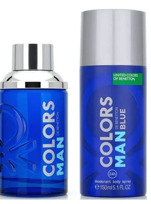Imagen 2 del producto PERFUME  BENETTON COLORS MAN BLUE ESTUCHE EDT 100ML+DESODORANTE 150ML