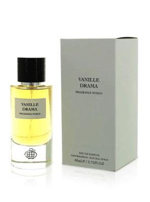 PERFUME  FRAGRANCE WORLD VANILLE DRAMA EDP 80ML