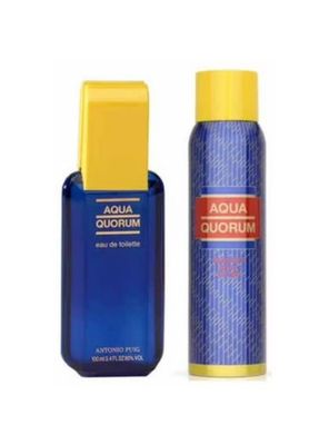 Imagen 2 del producto PERFUME  PUIG AQUA QUORUM ESTUCHE EDT 100ML+DEO 150ML