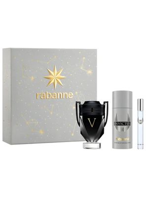 PERFUME  PACO RABANNE INVICTUS VICTORY ESTUCHE EDP EXTREME 100ML+DEO 150ML+EDT 10ML