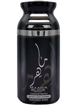 PERFUME  LATTAFA MAAHIR BLACK DESODORANTE 250ML