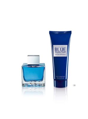 Imagen 2 del producto PERFUME  ANTONIO BANDERAS BLUE SEDUCTION HOMBRE ESTUCHE EDT 50ML+AF.SHAVE BALM 75ML