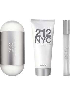 Imagen 2 del producto PERFUME CAROLINA HERRERA 212 MUJER ESTUCHE EDT 100ML+10ML+LOCION 100ML