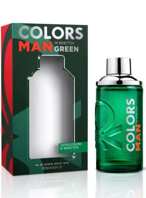 PERFUME  BENETTON COLORS MAN GREEN EDT 200ML