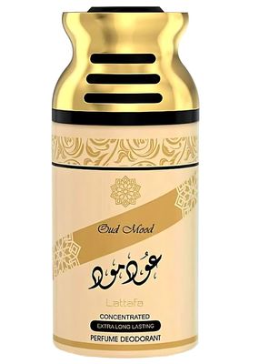 PERFUME LATTAFA OUD MOOD DESODORANTE 250ML