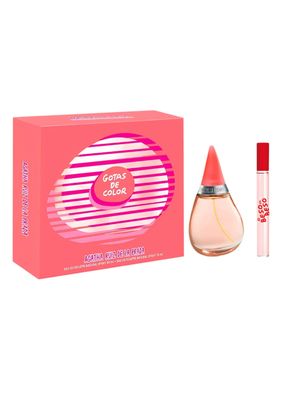 PERFUME  AGATHA RUIZ DE LA PRADA GOTAS DE COLOR ESTUCHE EDT 50ML+BESO EN BESO 10ML