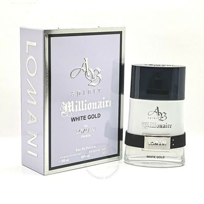 PERFUME  LOMANI SPIRIT MILLIONAIRE WHITE GOLD EDP 100ML