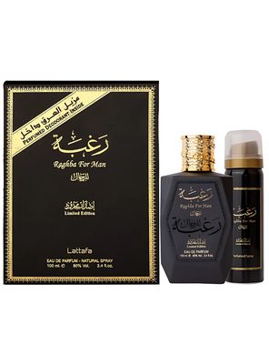 PERFUME LATTAFA RAGHBA MAN ESTUCHE EDP 100ML + DESODORANTE 50ML