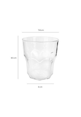 Imagen 2 del producto Vaso Whisky 280 cc Transparente Policarbonato Irrompible