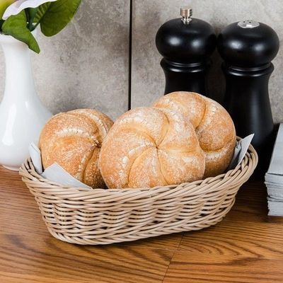 Imagen 2 del producto PANERA RATTAN HEAVY DUTY OVALADA 23X16.5X7 CM