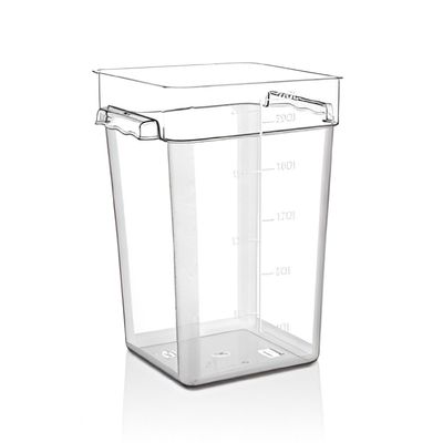 RECIPIENTE POLICARBONATO CUADRADO 20.8 LT