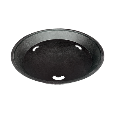 CANASTILLO REDONDO POLIPROPILENO NEGRO 30.5XH4.5 CM