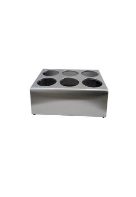 Organizador De Cubiertos Acero Inox 6 Compartimientos. UP6