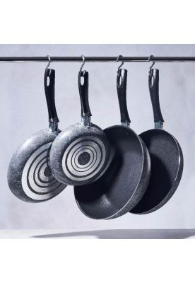 WOK 28 CM ANTIADHERENTE COLOR MARMOL