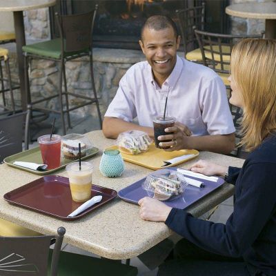 Imagen 2 del producto BANDEJA FIBRA DE VIDRIO 34X45 COLOR TURQUESA