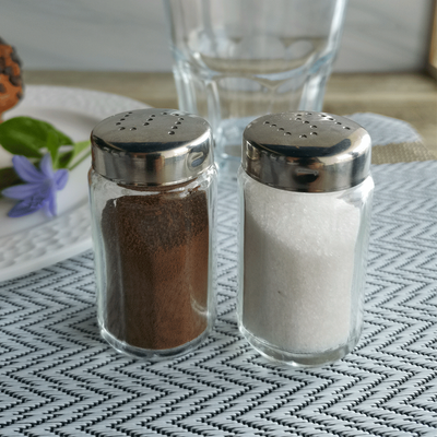 Imagen 2 del producto SALERO VIDRIO CON TAPA ACERO