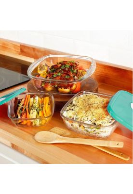 Imagen 2 del producto ASADERA CUADRADA C/TAPA 1.5 LT