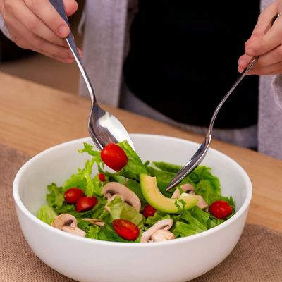 Imagen 2 del producto SET DE CUBIERTOS ENSALADA 2 PIEZAS ACERO INOXIDABLE