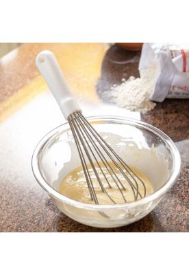 Imagen 2 del producto BATIDOR MANUAL 30 CM MANGO BLANCO