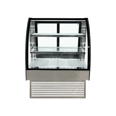 VITRINA PASTELERA CURVA LINEA MARKET 700X700X1200 NORKALT