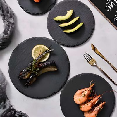 Imagen 2 del producto Tabla Redonda Pizza - Torta Melamina Negra 30 Cm