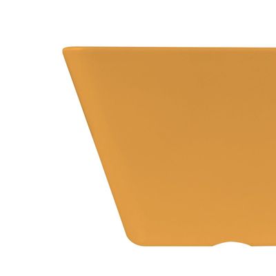 Imagen 2 del producto SET DE 6 POCILLOS CÓNICO CUADRADO AMARILLO 11 CM