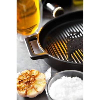 Imagen 2 del producto Fuente Redonda Grill Cerámica Gres 24.8x20x3 Cm