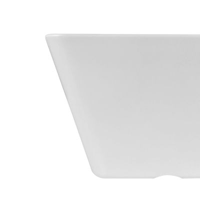 Imagen 2 del producto SET DE 6 POCILLOS CÓNICO CUADRADO BLANCO 11 CM