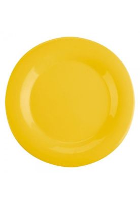 Set de 6 Platos Pc Amarillo 23 Cm