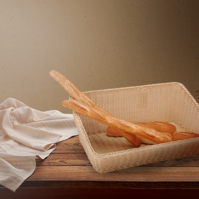 Imagen 2 del producto PANERA RATTAN HEAVY DUTY RECTANGULAR 61X45 CM