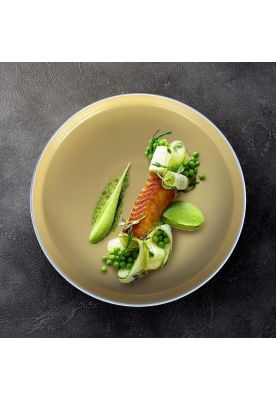 Imagen 2 del producto SET DE 4 PLATO PRINCIPAL CERAMICA RUSTICA 27 CM AMARILLO LIN