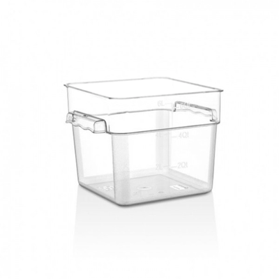 Imagen 1 del producto Recipiente Policarbonato Cuadrado 7,6 Lts