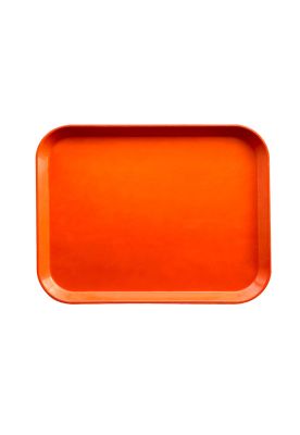 BANDEJA FIBRA DE VIDRIO 35 x 45 CM NARANJA