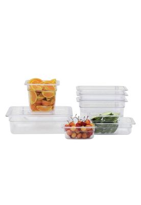 Imagen 2 del producto CONTENEDOR POLICARBONATO TRANSPARENTE GN 1/1x15 cms