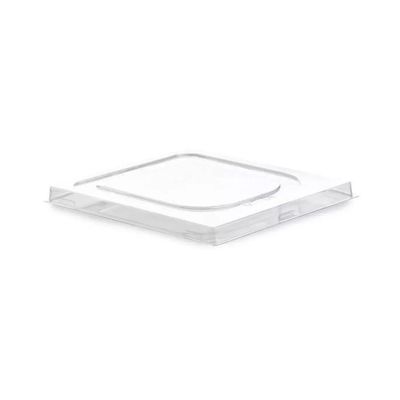Imagen 2 del producto SET DE 168 TAPA PLANA R-PET TRANSPARENTE 18.2X17.2