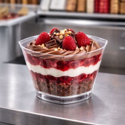 Imagen 2 del producto SET DE 100 ENVASES HEXAGONAL POLIESTIRENO MODELO COPPETTE SP