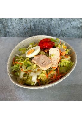 Imagen 2 del producto BOWL OVALADO MELAMINA GRANITO BLANCO 1100 ML