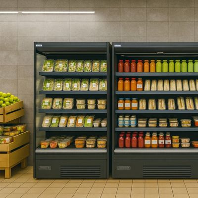 Imagen 2 del producto VITRINA MURAL REFRIGERADA ABIERTA 1 MT NORKALT