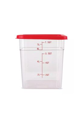 Imagen 2 del producto TAPA ROJA RECIPIENTE POLICARBONATO 5.7 Y 7.6 LTS.