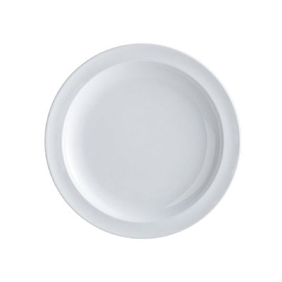 SET DE 6 PLATO PIZZA BLANCO 24.5 CM.
