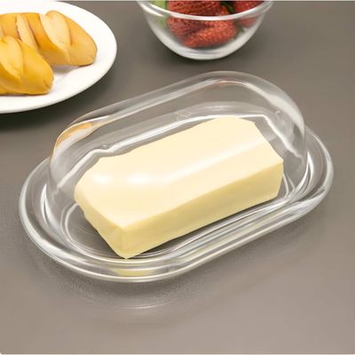 Imagen 2 del producto SET DE 2 MANTEQUILLERO VIDRIO LÍNEA BASICA