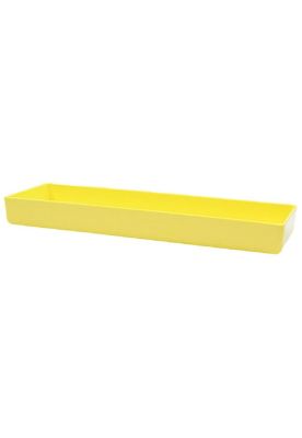 RECIPIENTE AMARILLO 38X12X3.8CM.