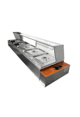 BAÑO MARIA SOBREMESA C/VIDRIO 5 GN 1/2 VOLTER