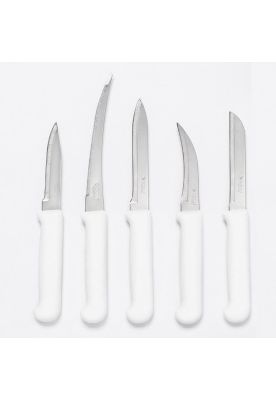 KIT DE 5 CUCHILLOS DE LEGUMBRES BLANCO