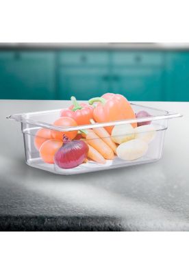 Imagen 2 del producto CONTENEDOR POLICARBONATO TRANSPARENTE GN 1/3x10 cms