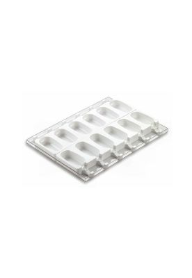 Set De 2 Moldes De Silicona Para Helado Clasico