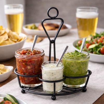 Imagen 2 del producto PORTACONDIMENTOS NEGRO