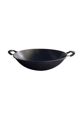 WOK DISCO HIERRO NEGRO GRUESO 47 CM