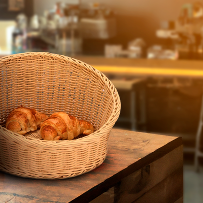 Imagen 2 del producto PANERA RATTAN REDONDA 36 CM